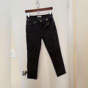 Madewell Women's Black Straight Leg Jeans